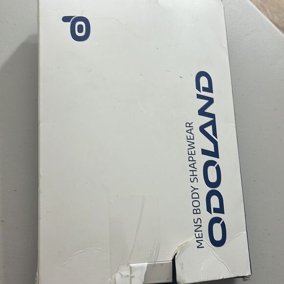 Odoland Men Body Shaper Slimming Shirt Tummy Vest Thermal Compression 2 Pack XL - Picture 8 of 9